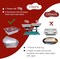 40 Pieces Christmas Foil Containers with Lids,9 Holiday Designs,7"x5"x2" Rectangular Treat Foil Containers,Disposable Cookie Tins Storage Pans for Winter Holiday Gift Giving Party Supplies